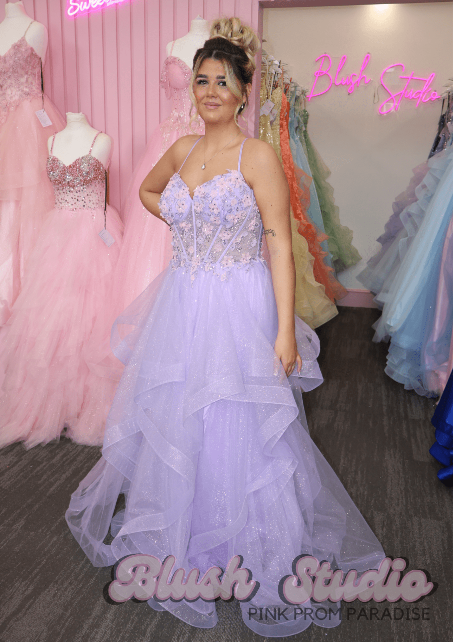 strapless open back dress Savannah -2026 Prom Dresses Now Live
