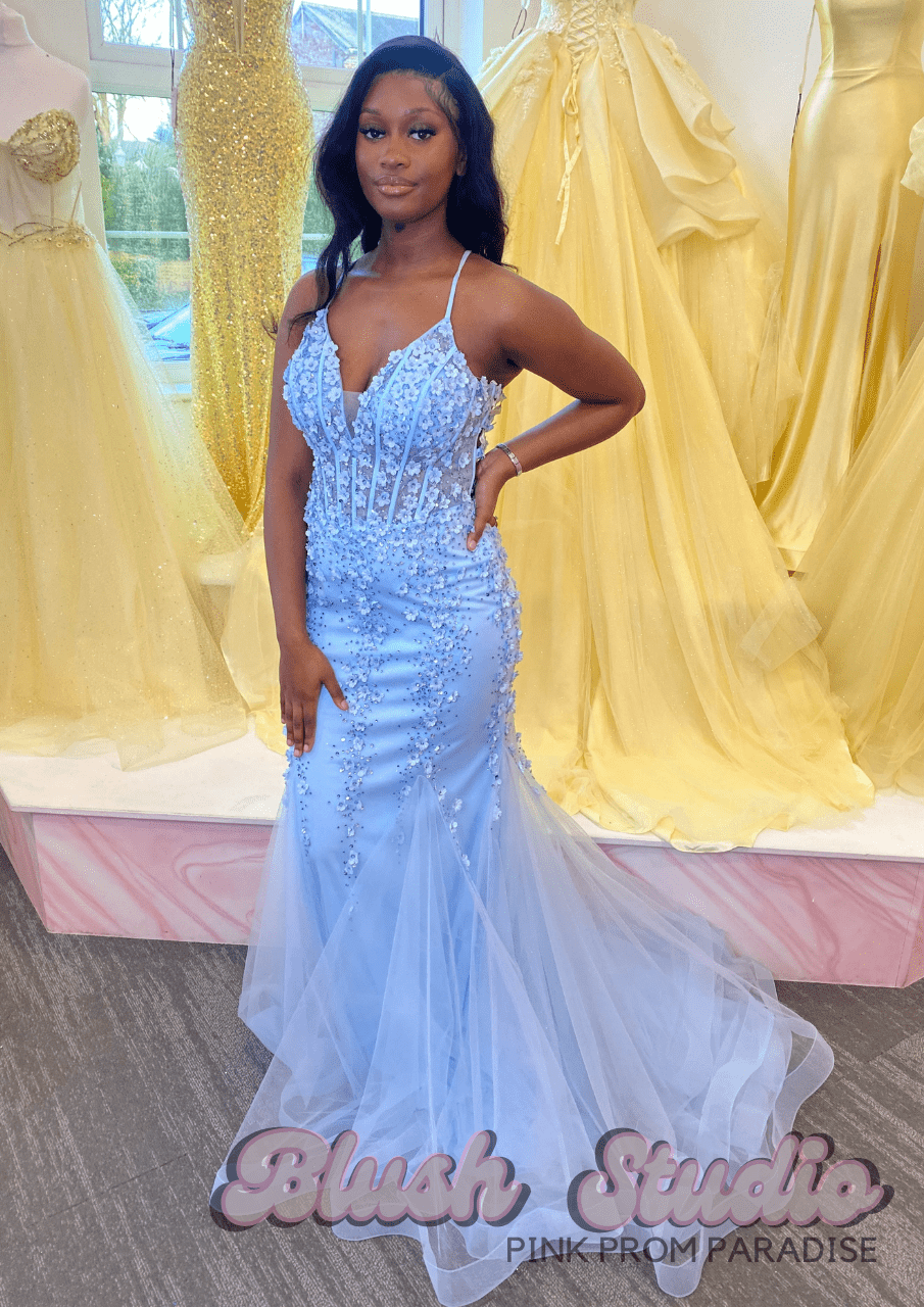 Blue Prom Prom Dresses Us Sky Blue Long Prom Dresses Off Shoulder